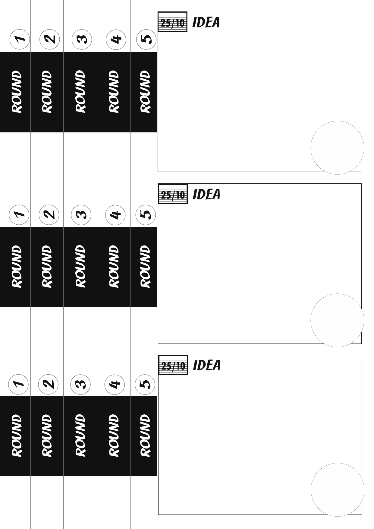 Vorschau der LS 25/10 Score Card